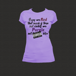 violets are purple censored